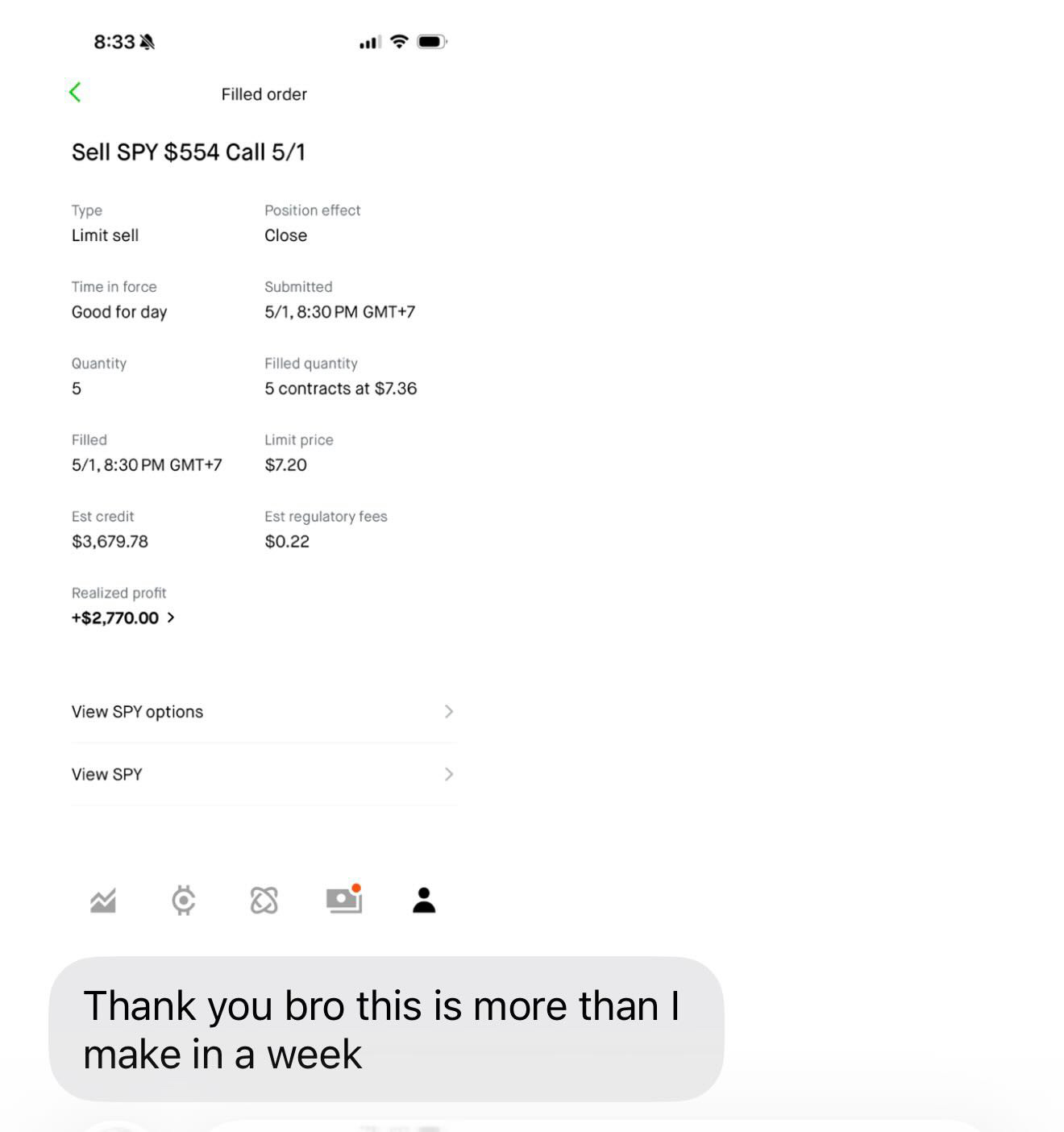 Community testimonial